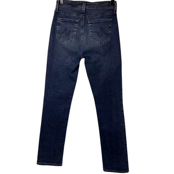 AG ADRIANO GOLDSCHMIED MARI HIGH-RISE STRAIGHT BLUE JEANS SIZE 25R BRAND NEW - Picture 2 of 6